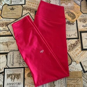 Like New ALO Yoga Airlift Red Leggings